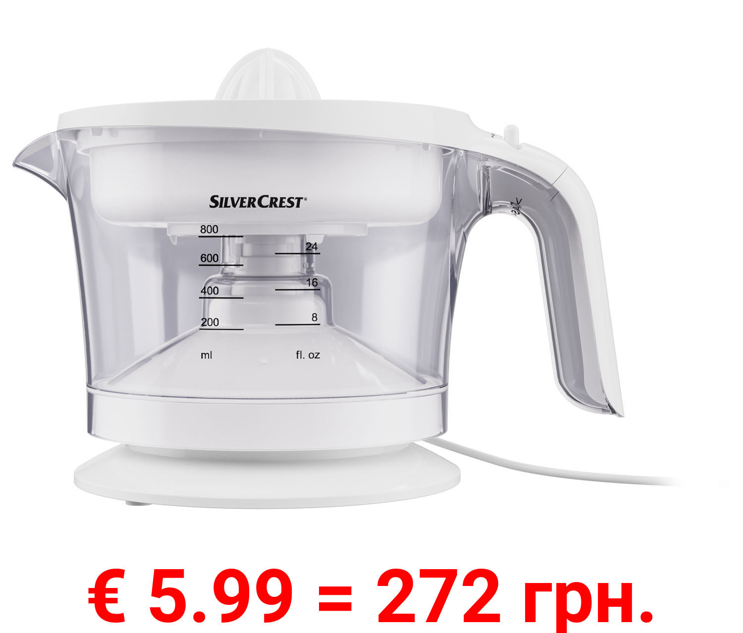 SILVERCREST® KITCHEN TOOLS Zitruspresse »SZP 25 C3«, 800 ml, Links-/Rechtslauf