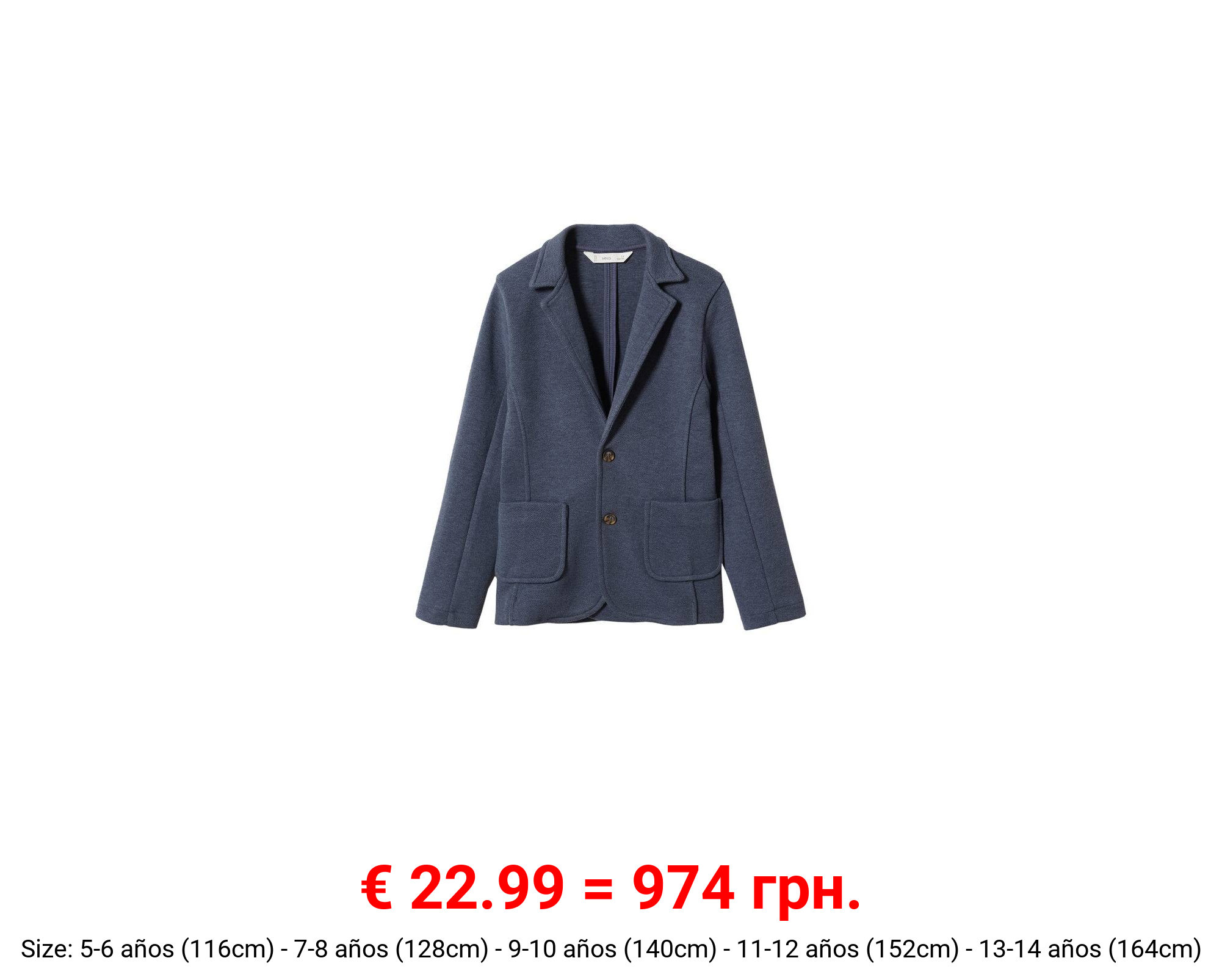 Americana bolsillos parche