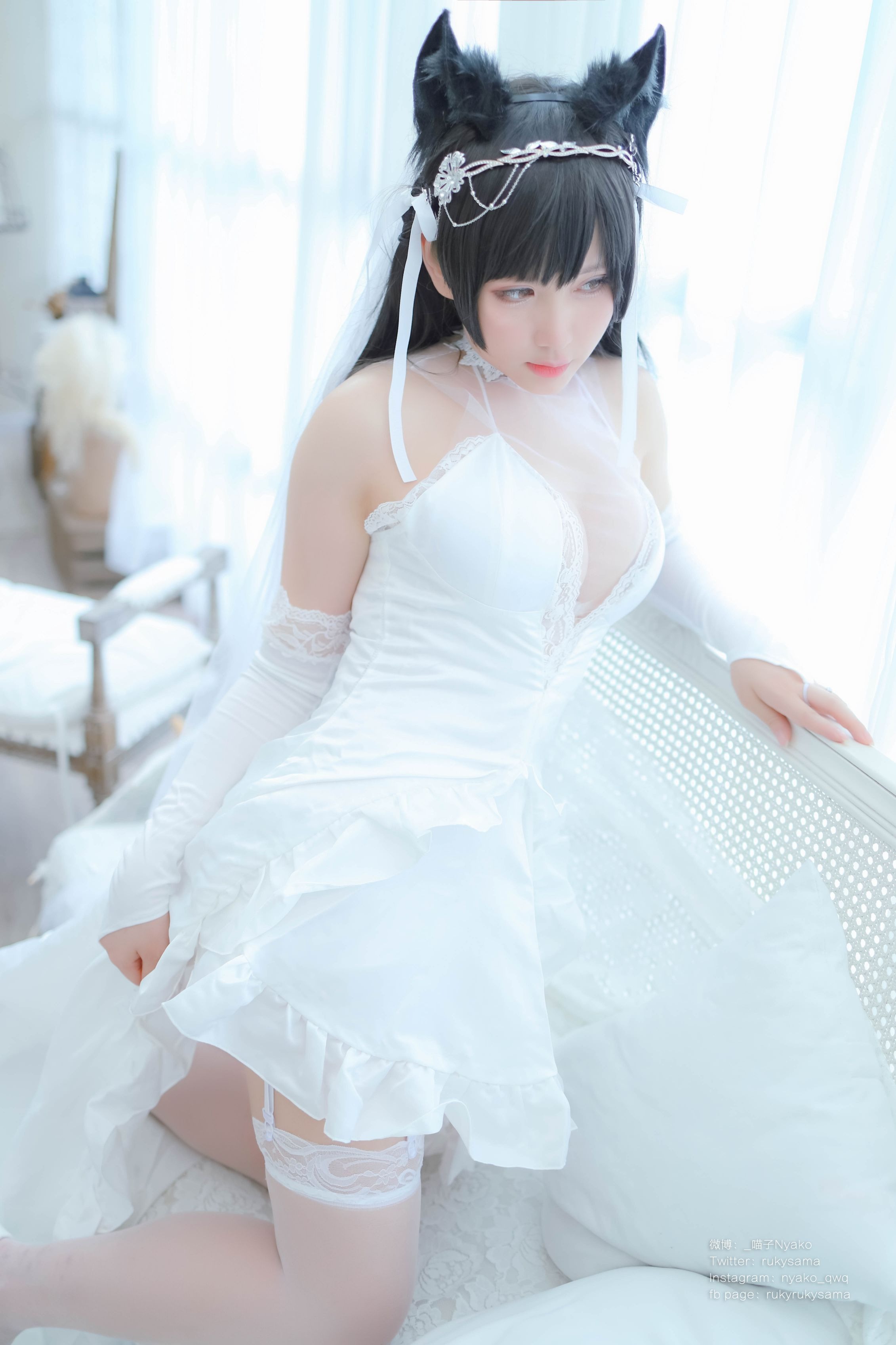Nyako喵子 爱宕婚纱(62P177MB) 55
