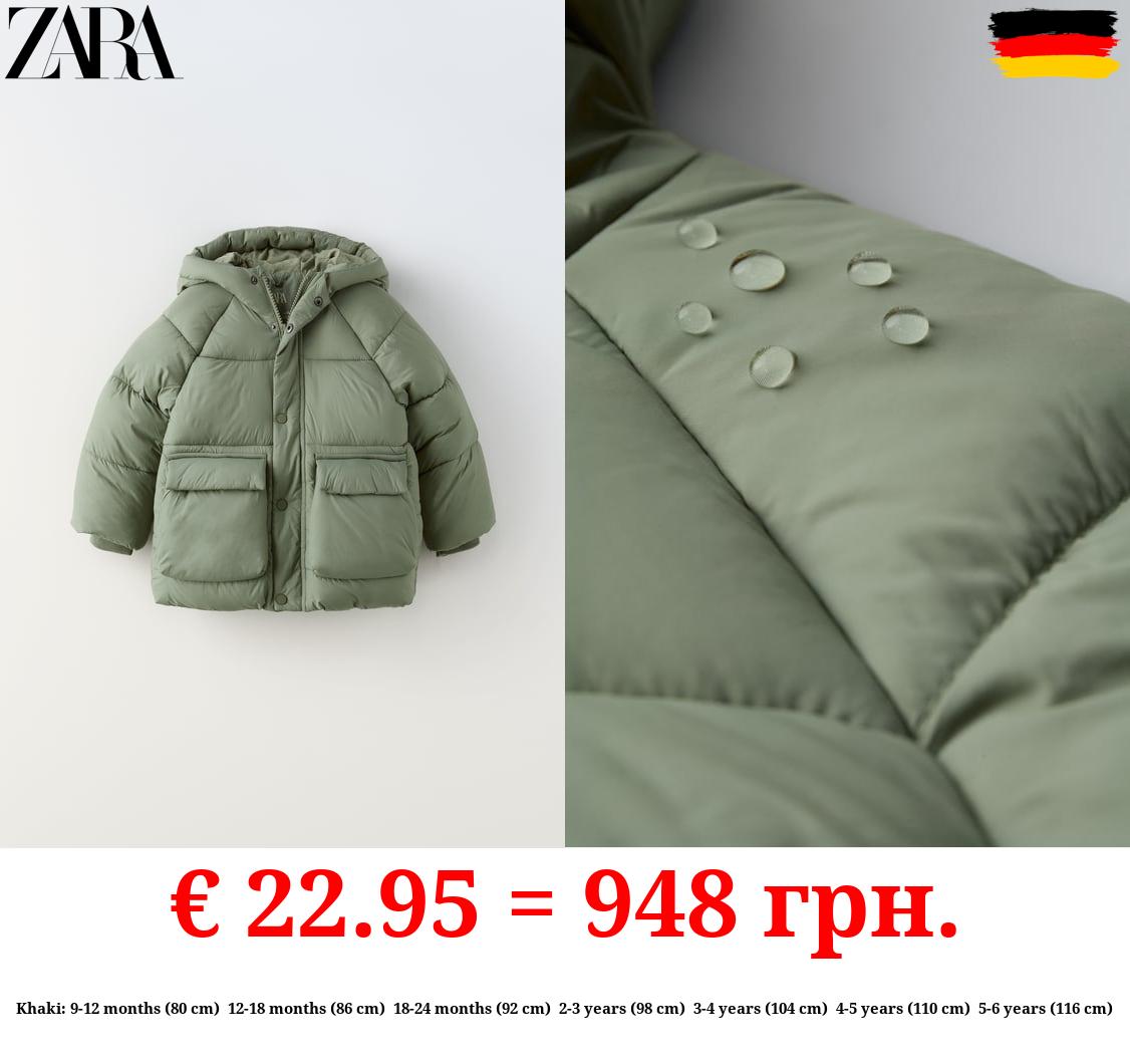 WATER-REPELLENT PUFFER COAT