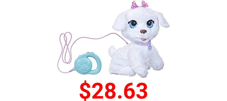 FurReal GoGo My Dancin' Pup Interactive Toy, Electronic Pet, Dancing Toy, 50+ Sounds and Reactions, 5 Different Songs, Ages 4 and Up , White
