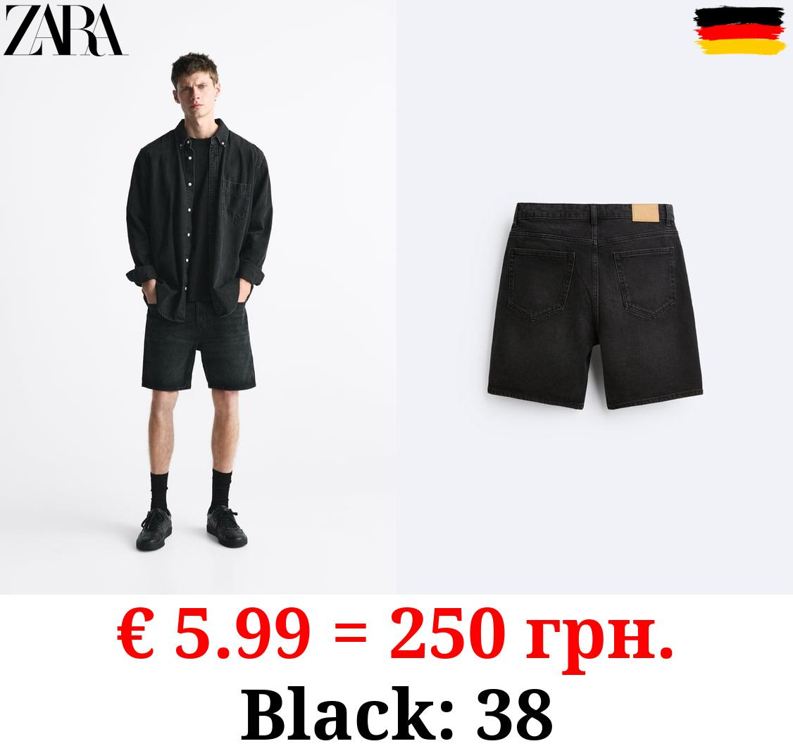 BASIC DENIM BERMUDA SHORTS