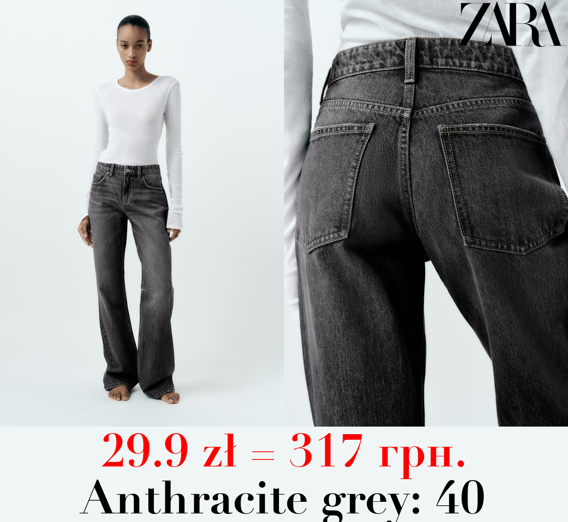 TRF STRAIGHT LOW-RISE JEANS