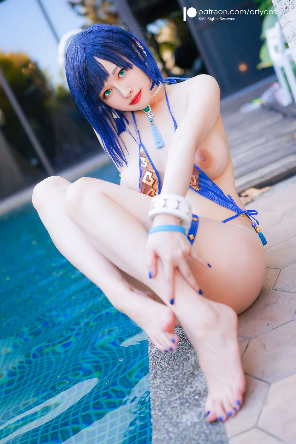 Cosplay Arty亞緹 Yelan 夜兰 Genshin Set.02 45