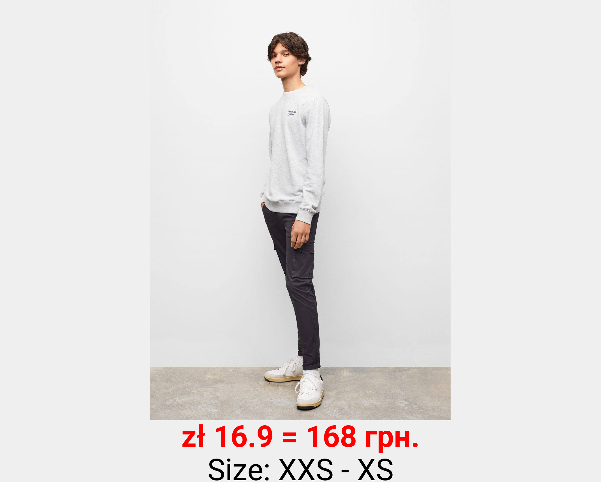 Sudadera algodón mensaje