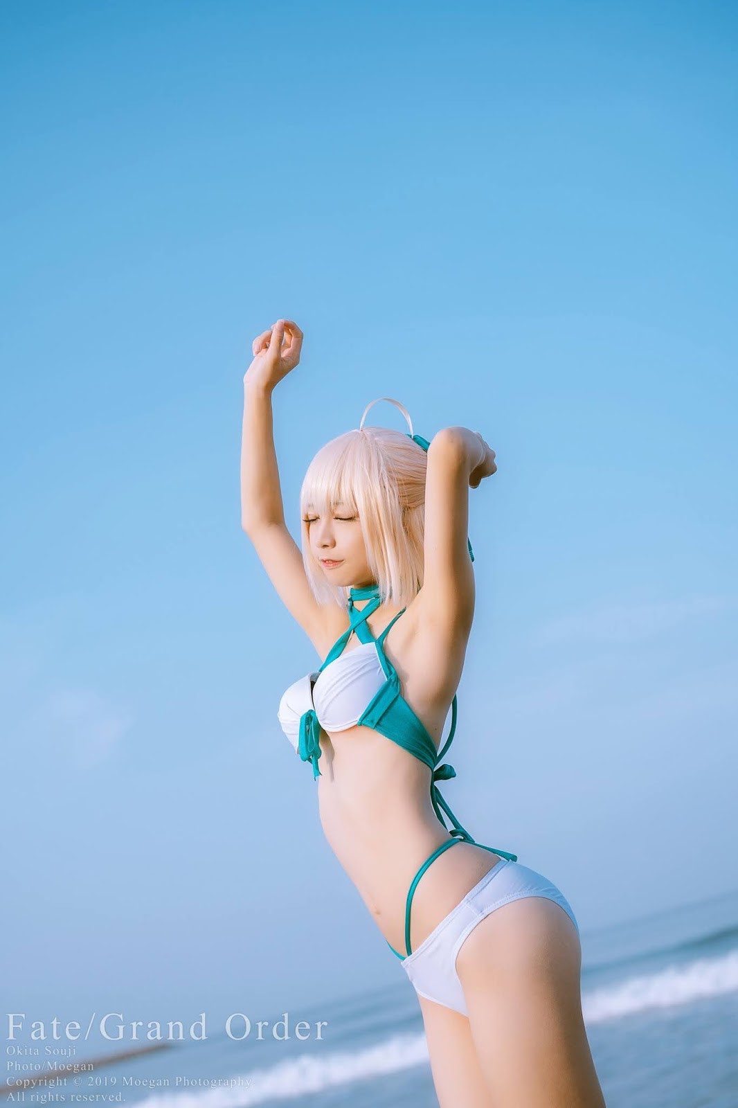 Cosplay [沖田凜花Rinka] 沖田総司 水着ver. (Fate Grand Order) 4