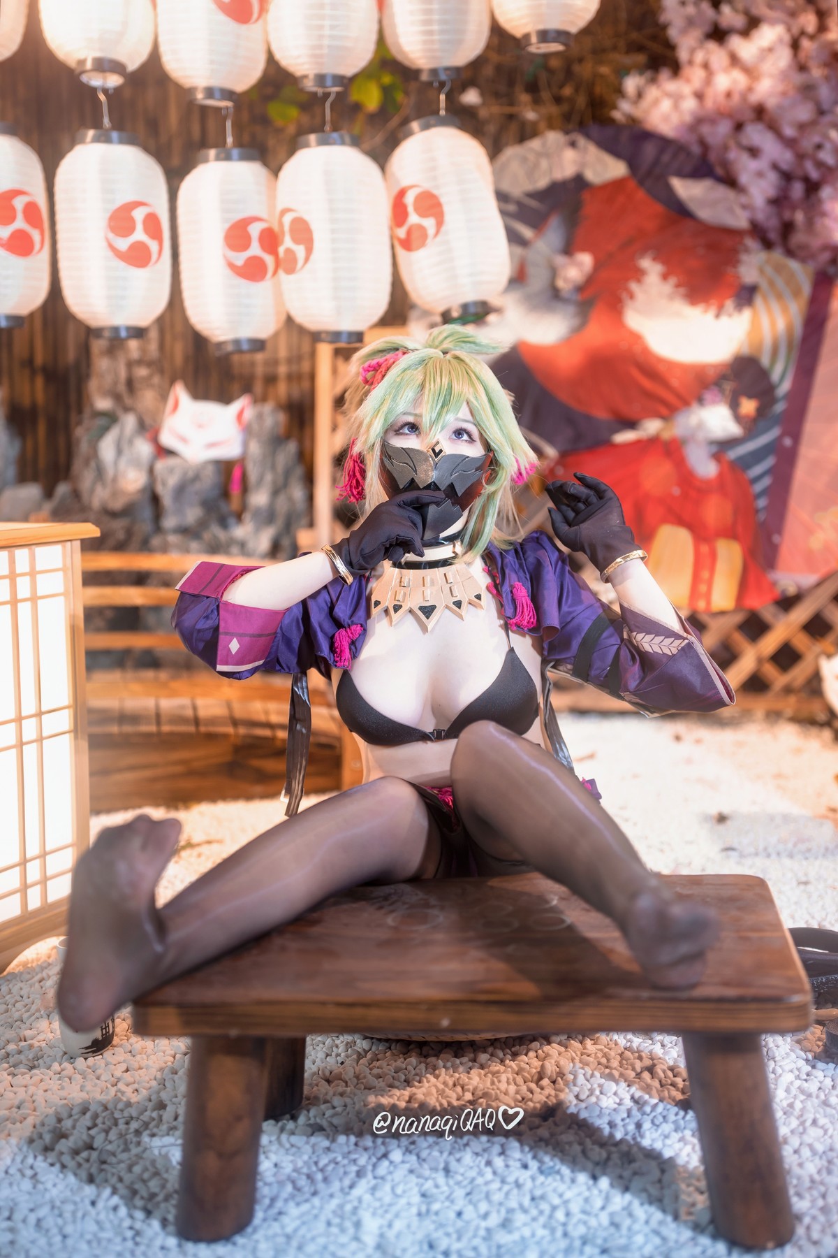 Cosplay 七七娜娜子 久岐忍同人 5