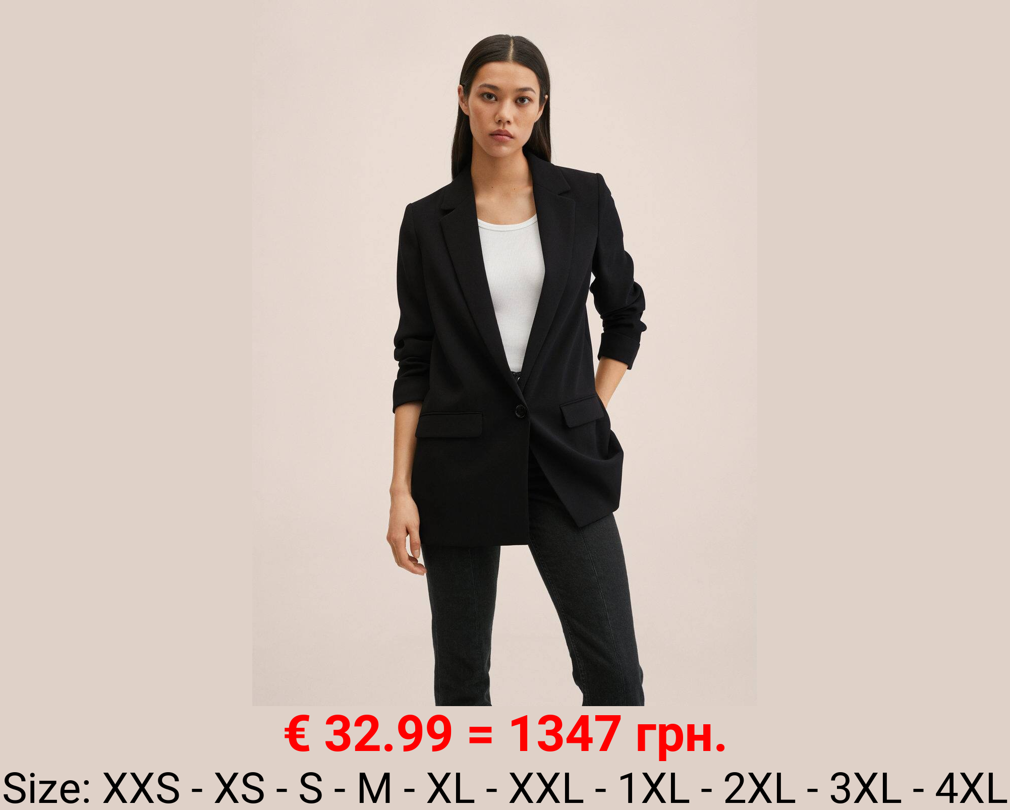 Americana traje fluida