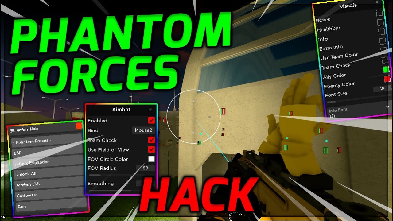hiw to hack phantom forces