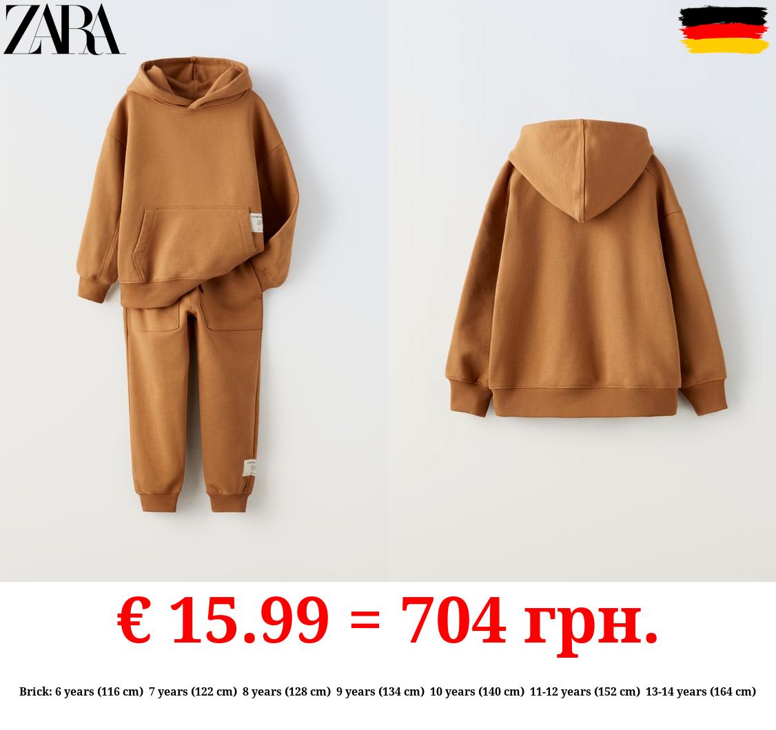 PLUSH HOODIE AND TROUSERS CO ORD