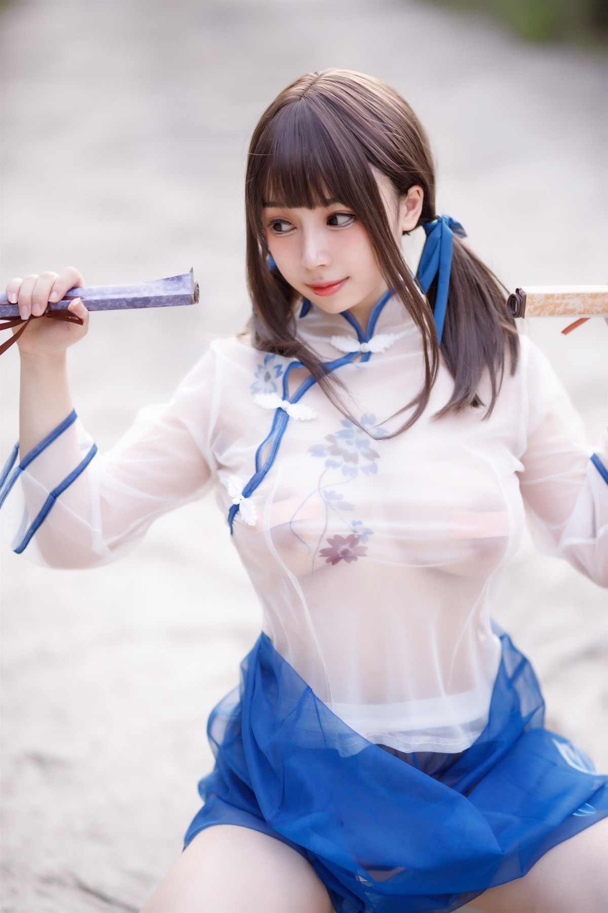 Cosplay 胡桃猫Kurumineko 乡野小娇妻 54