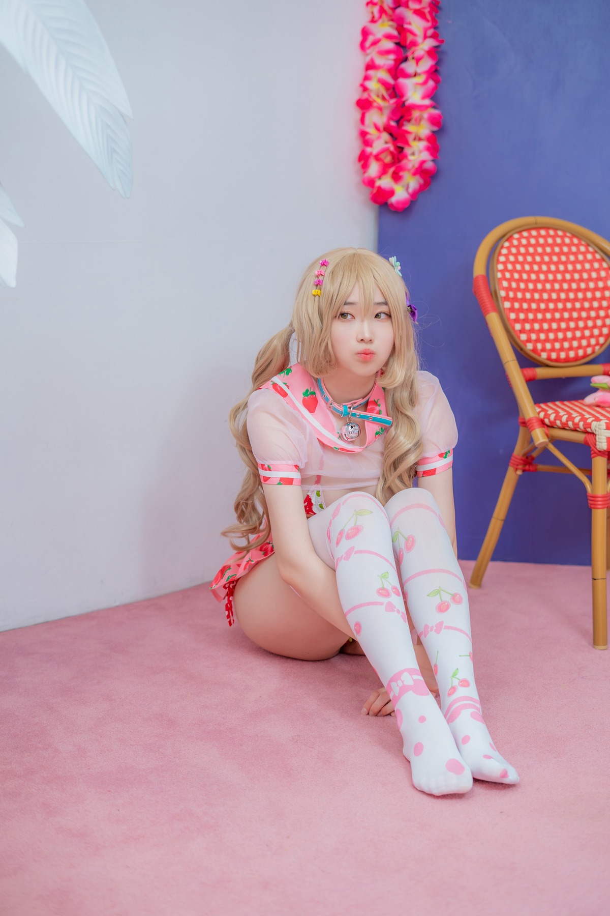 Bambi 밤비, [CreamSoda] Over knee socks Set.01 7