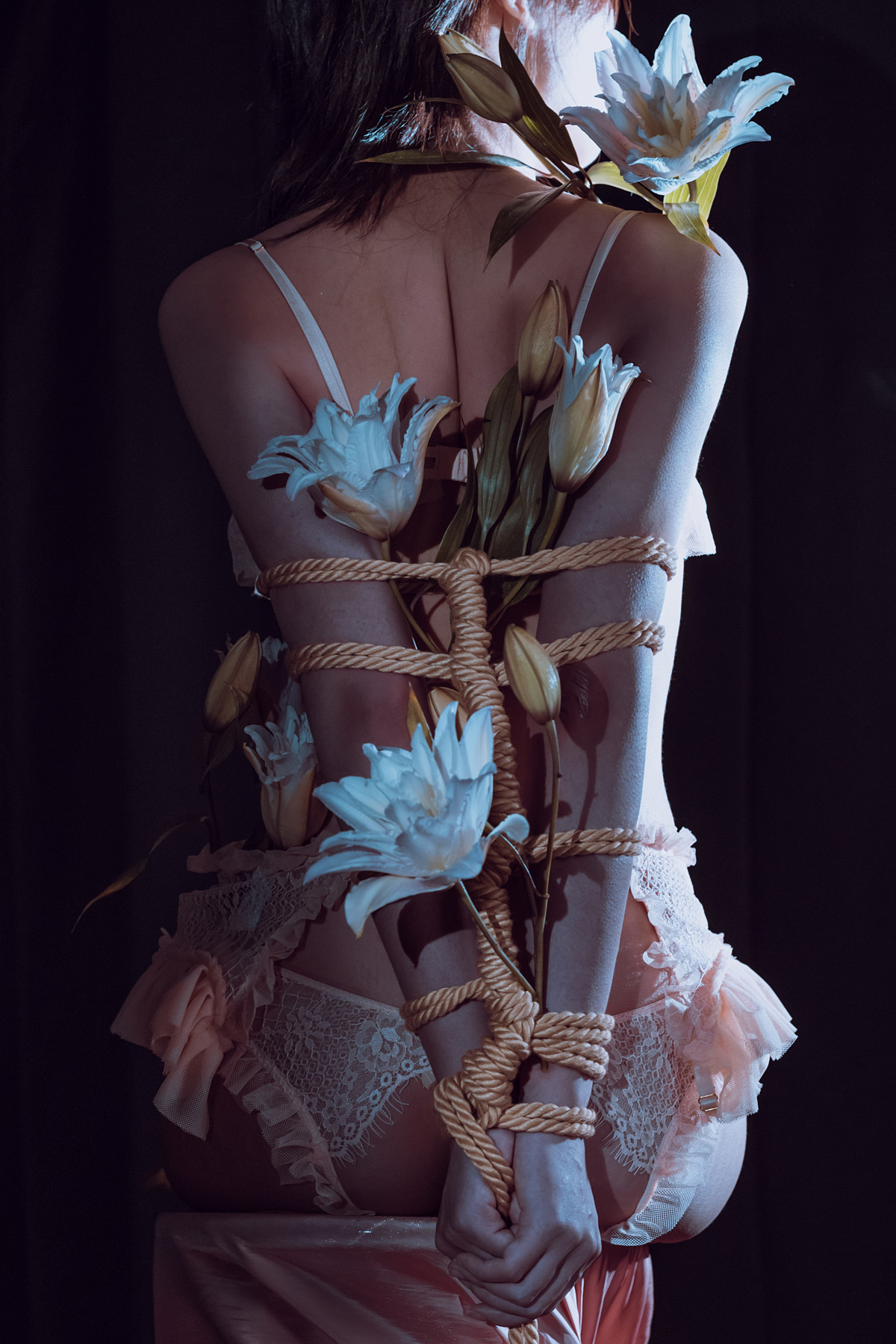 云溪溪 Cosplay 花与绳 Flower and Rope 25
