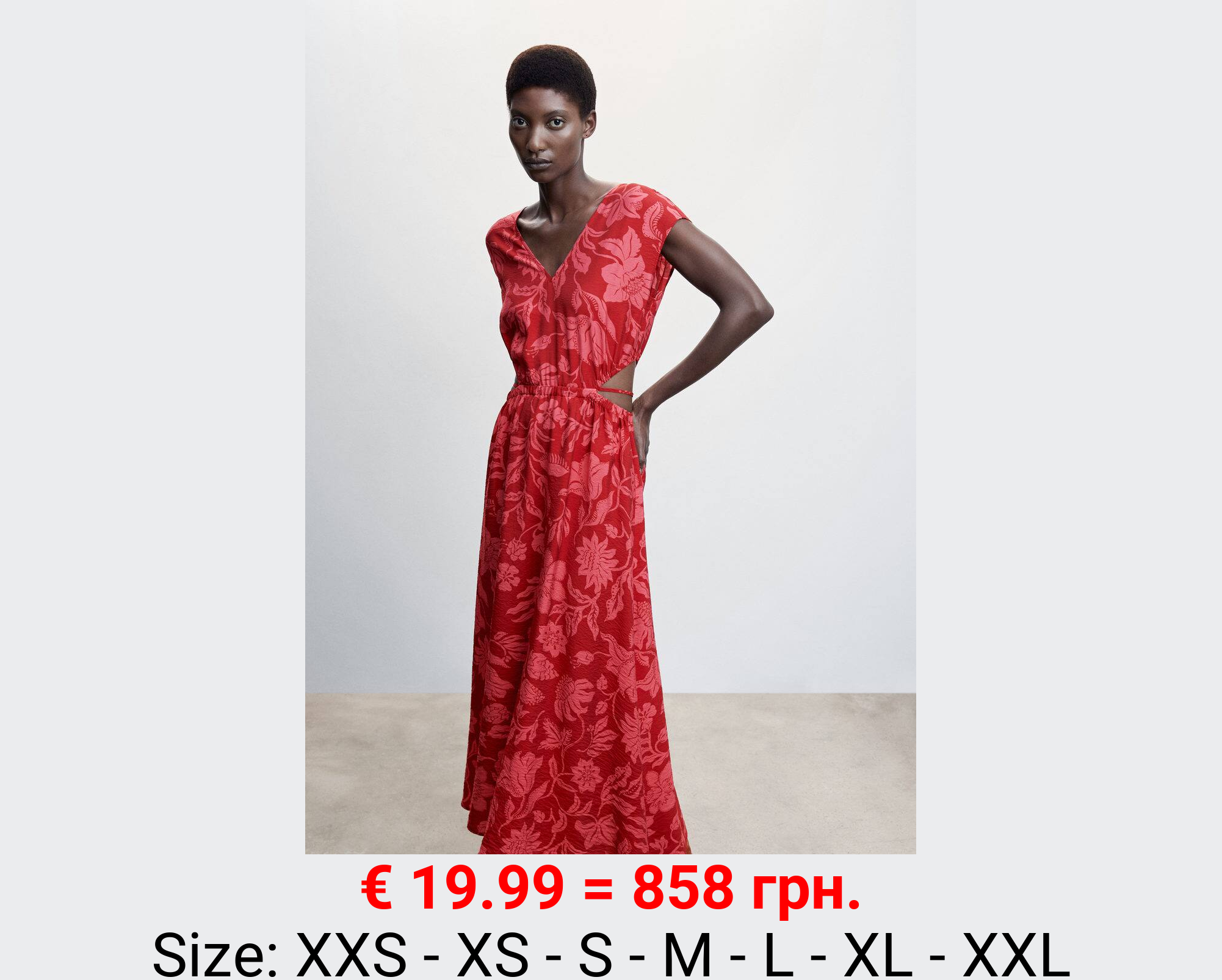 Vestido aberturas laterales