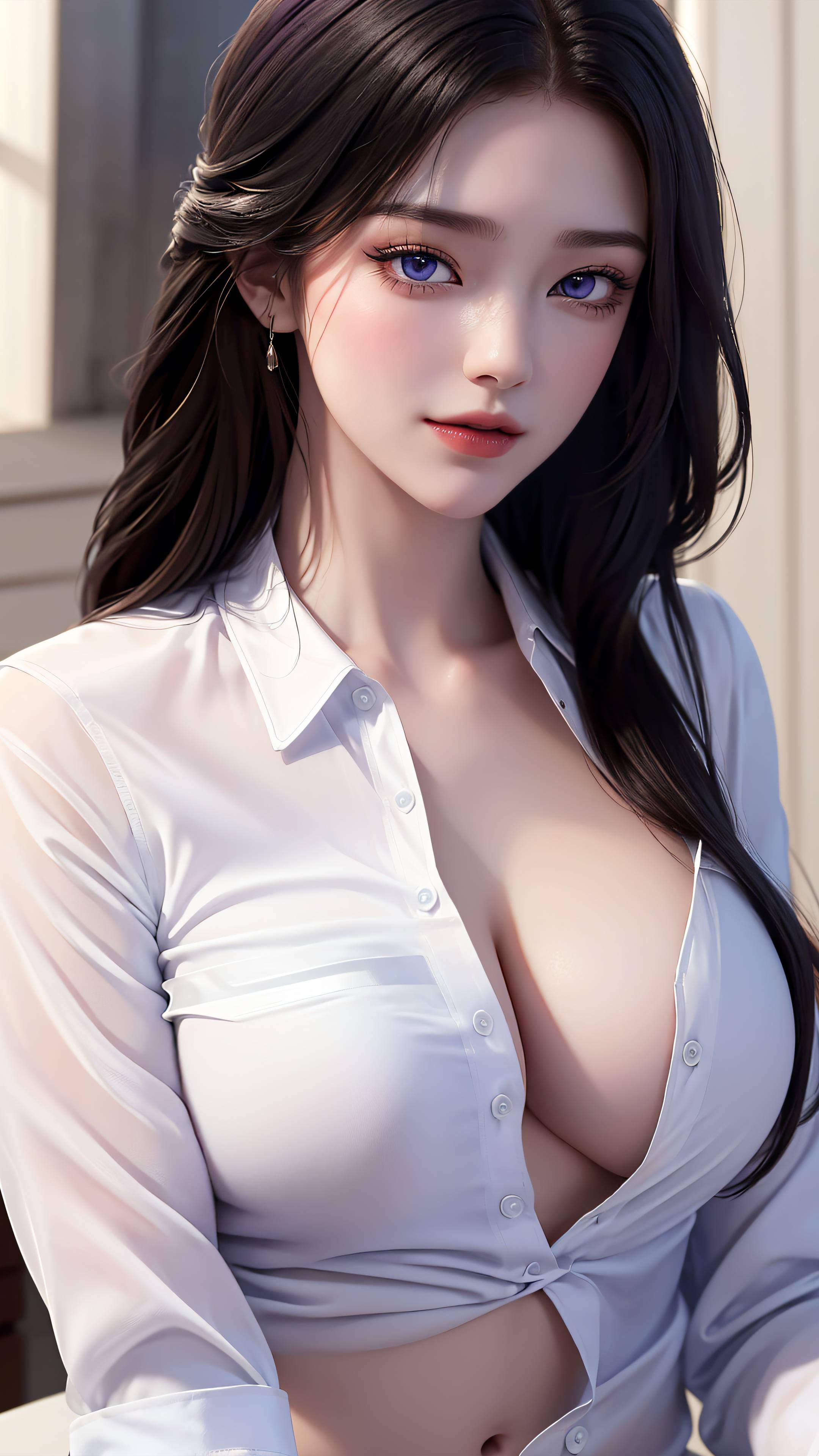 图片[45]-完美世界-月婵 白色衬衫-六色网