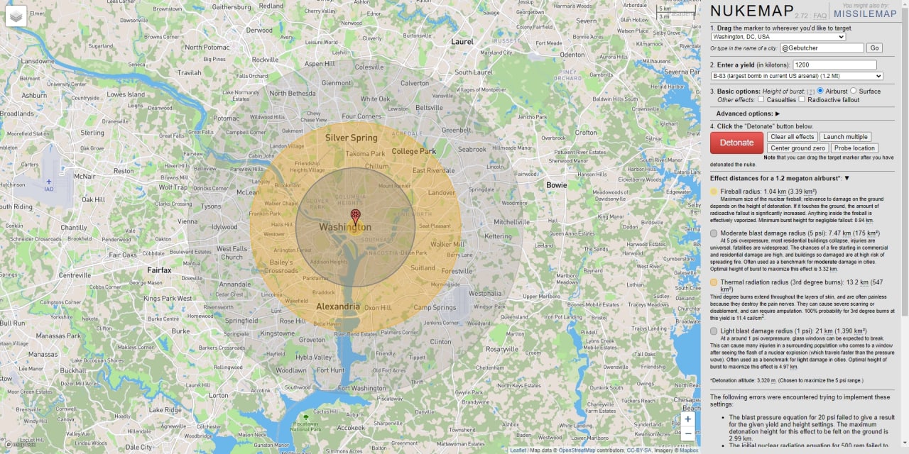 Nukemap