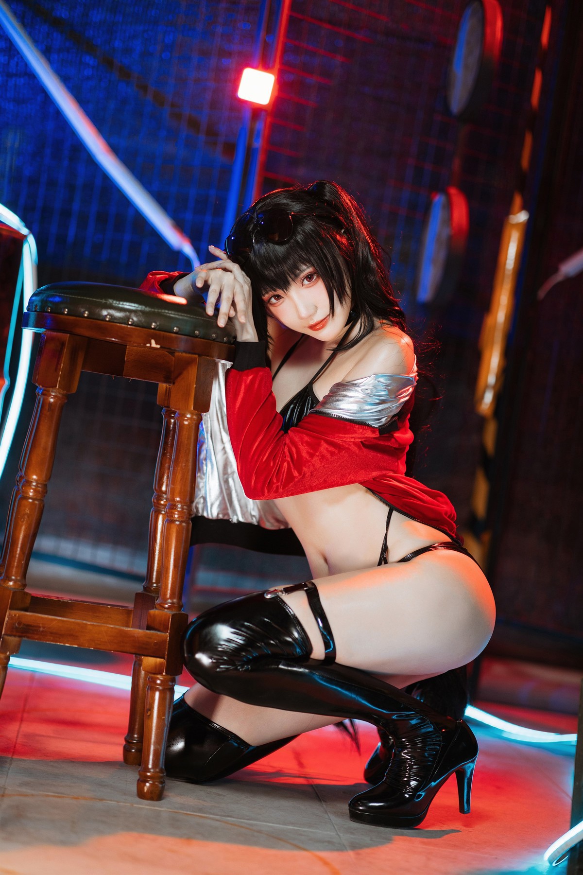 Cosplay 瓜希酱 碧蓝航线 大凤赛车 10