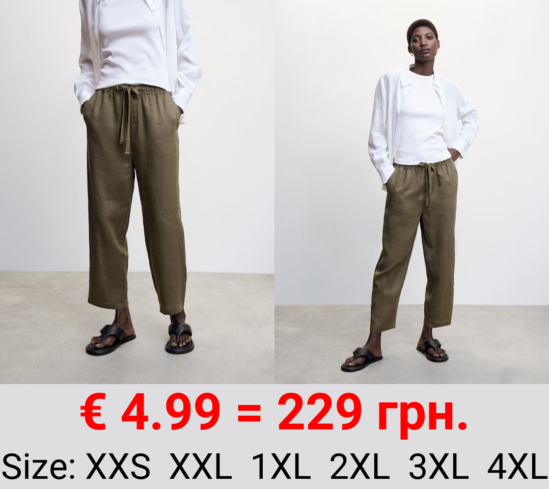 Pantalón 100% lino