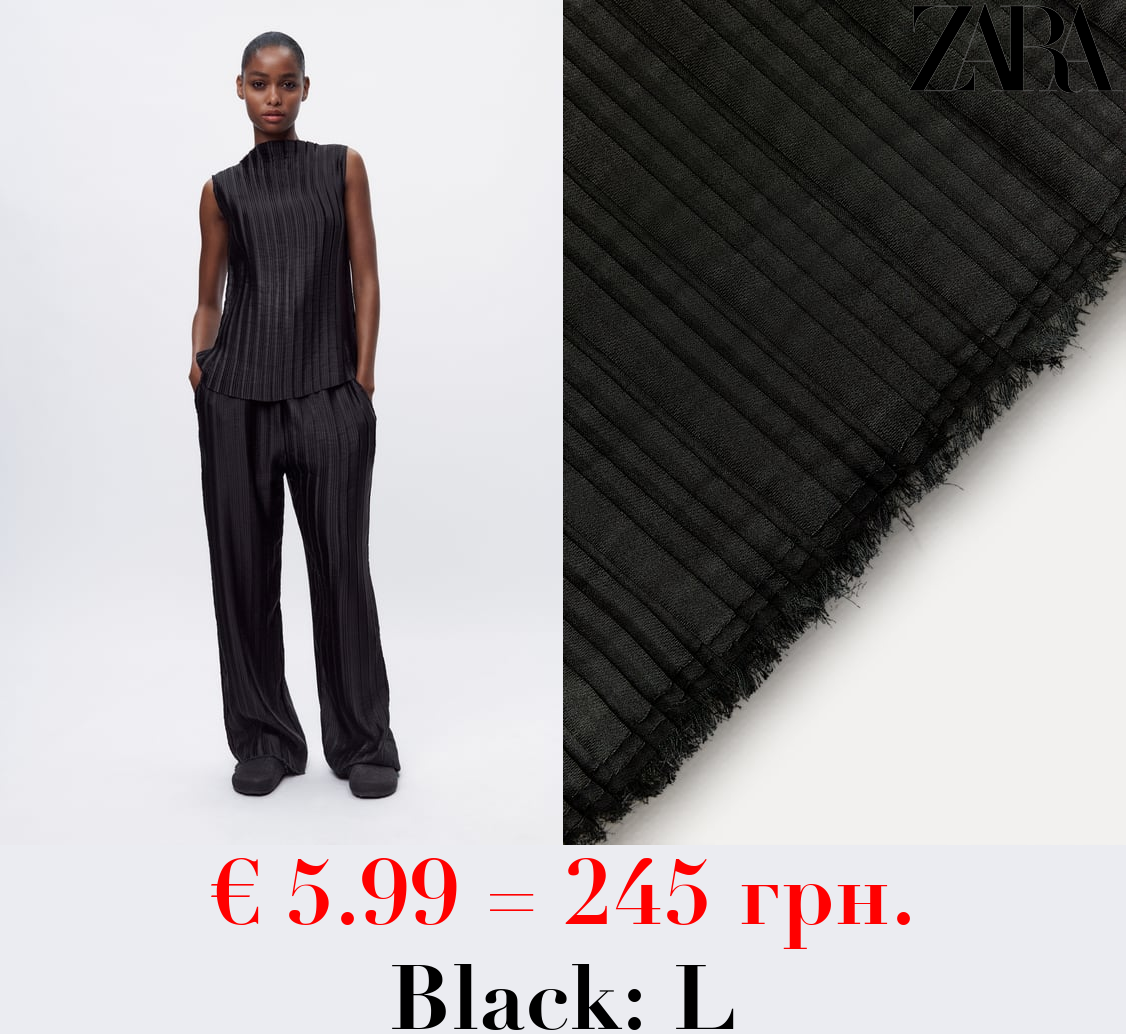 ZW COLLECTION PLEATED TROUSERS