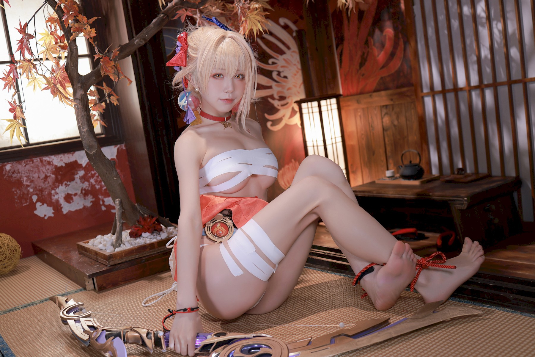 Cosplay 水淼aqua 宵宫 Vol.02 23
