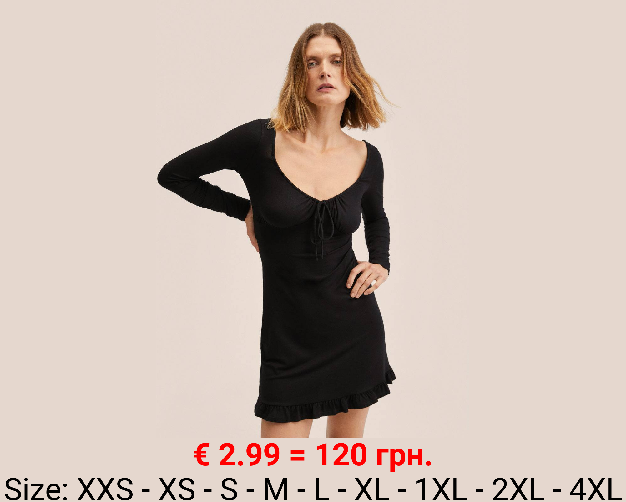 Vestido cordón ajustable