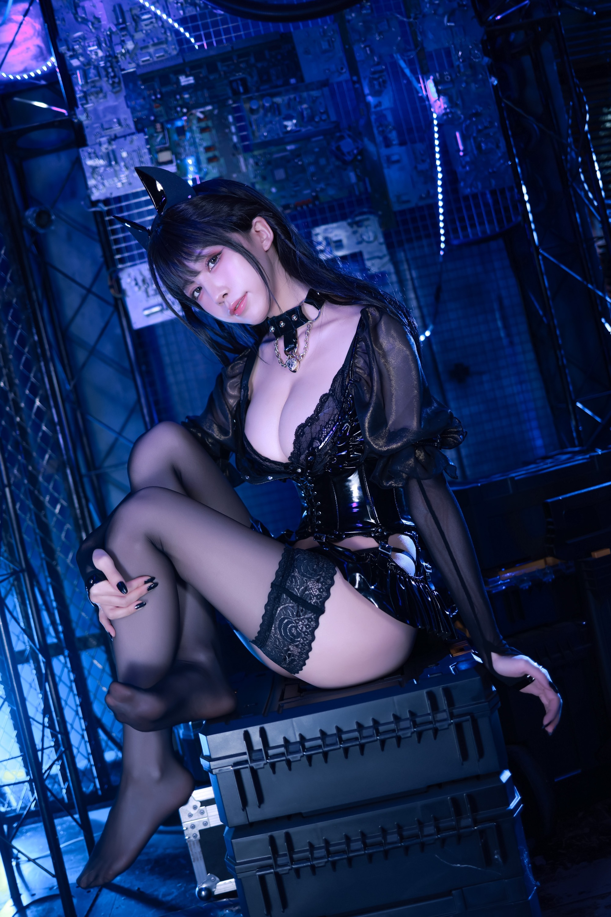 水淼Aqua - NO.94 猫咪女郎-黑色猫猫 [59P-152MB] 27
