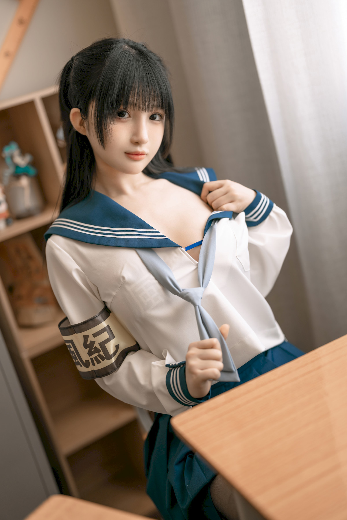 桜井宁宁 Cosplay 风纪委员 23