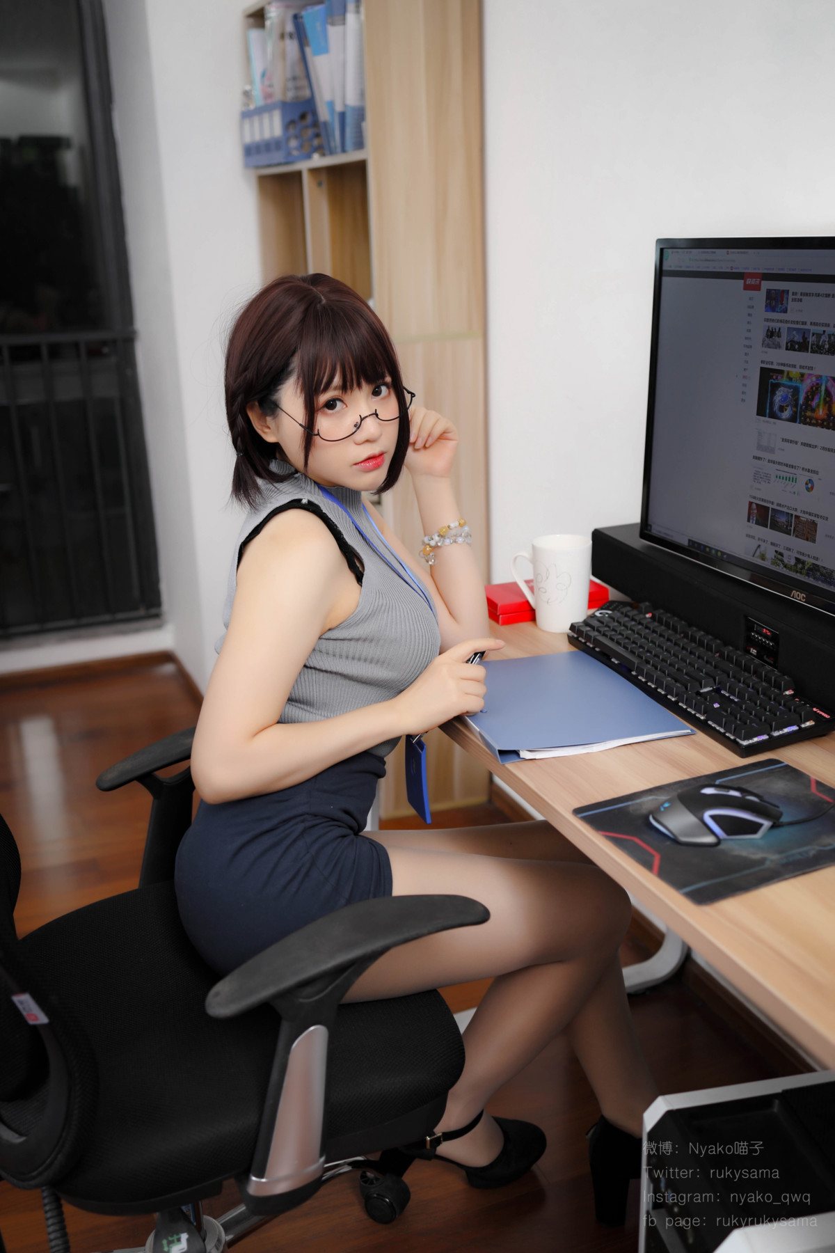 Cosplay Nyako喵子 誰も知らないの大人時間 Set.02 12