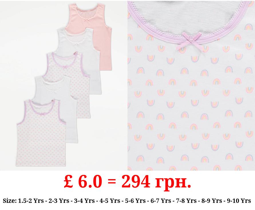 Unicorn Rainbow Vests 5 Pack