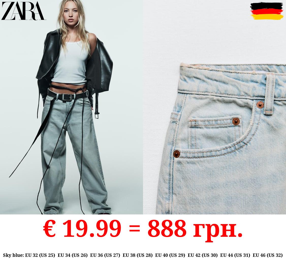 MID-RISE TAILORED BALLOON JEANS