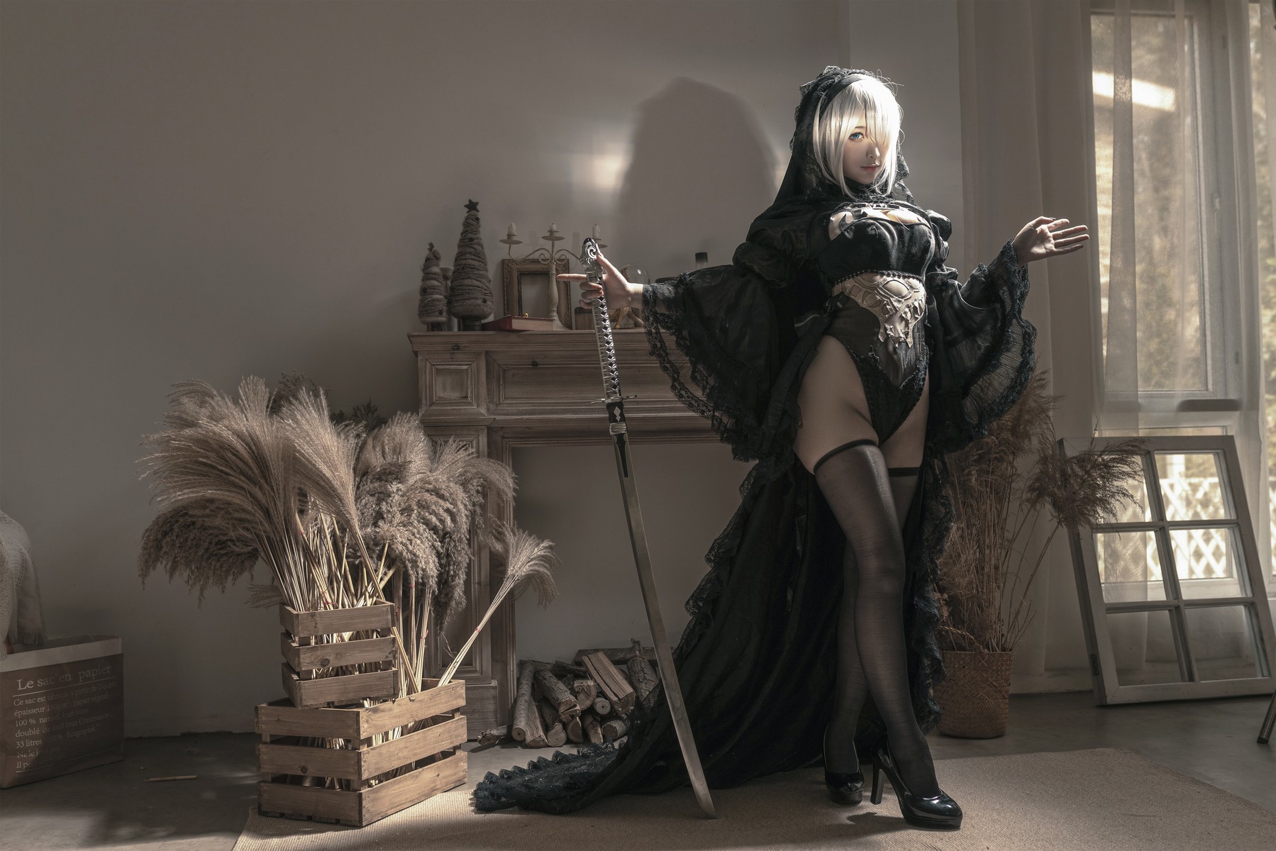Cosplay 蠢沫沫 Chunmomo 尼尔纪元 黑花嫁 6