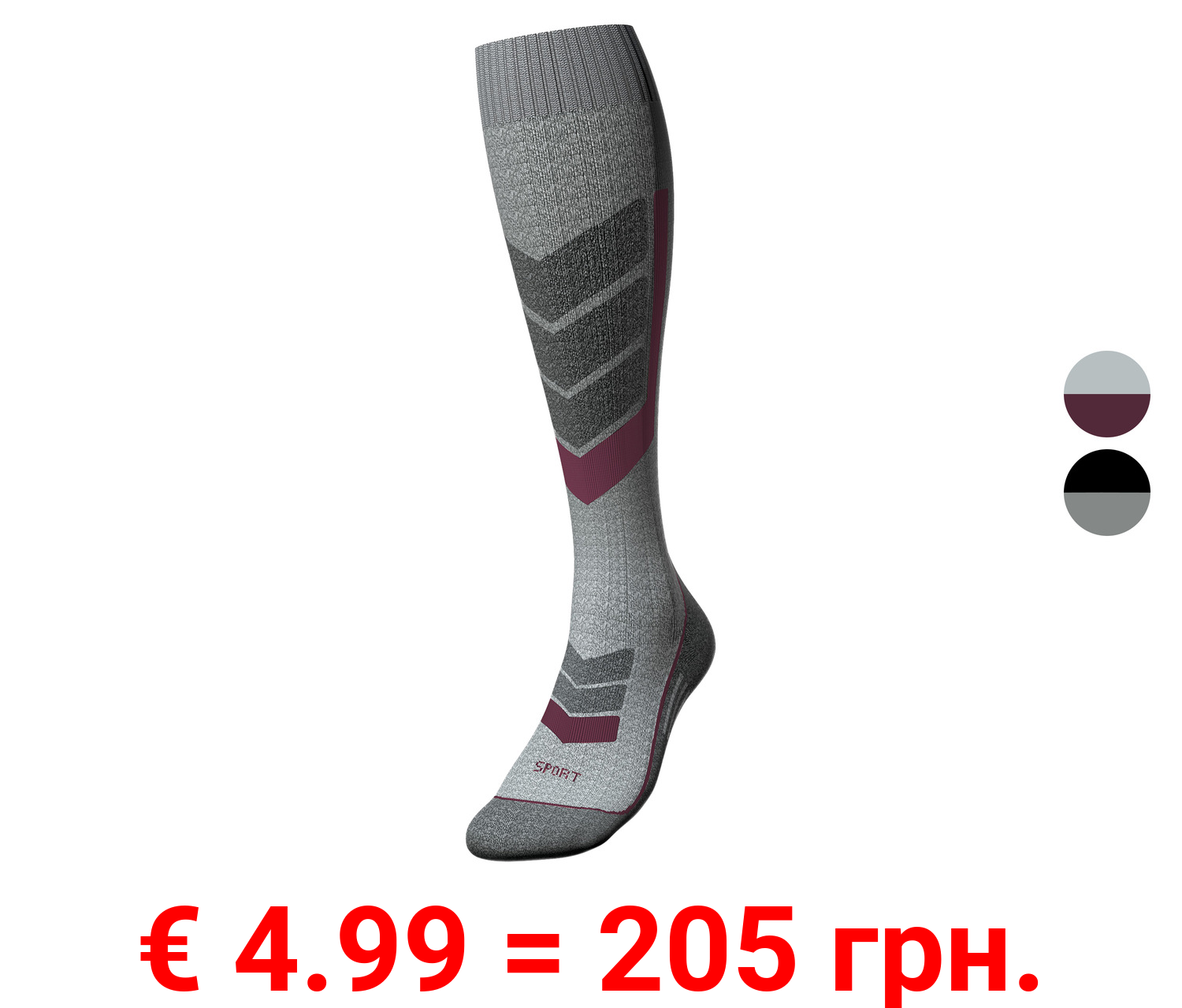 CRIVIT Damen Thermo-Sportstrümpfe mit Komfortbundabschluss