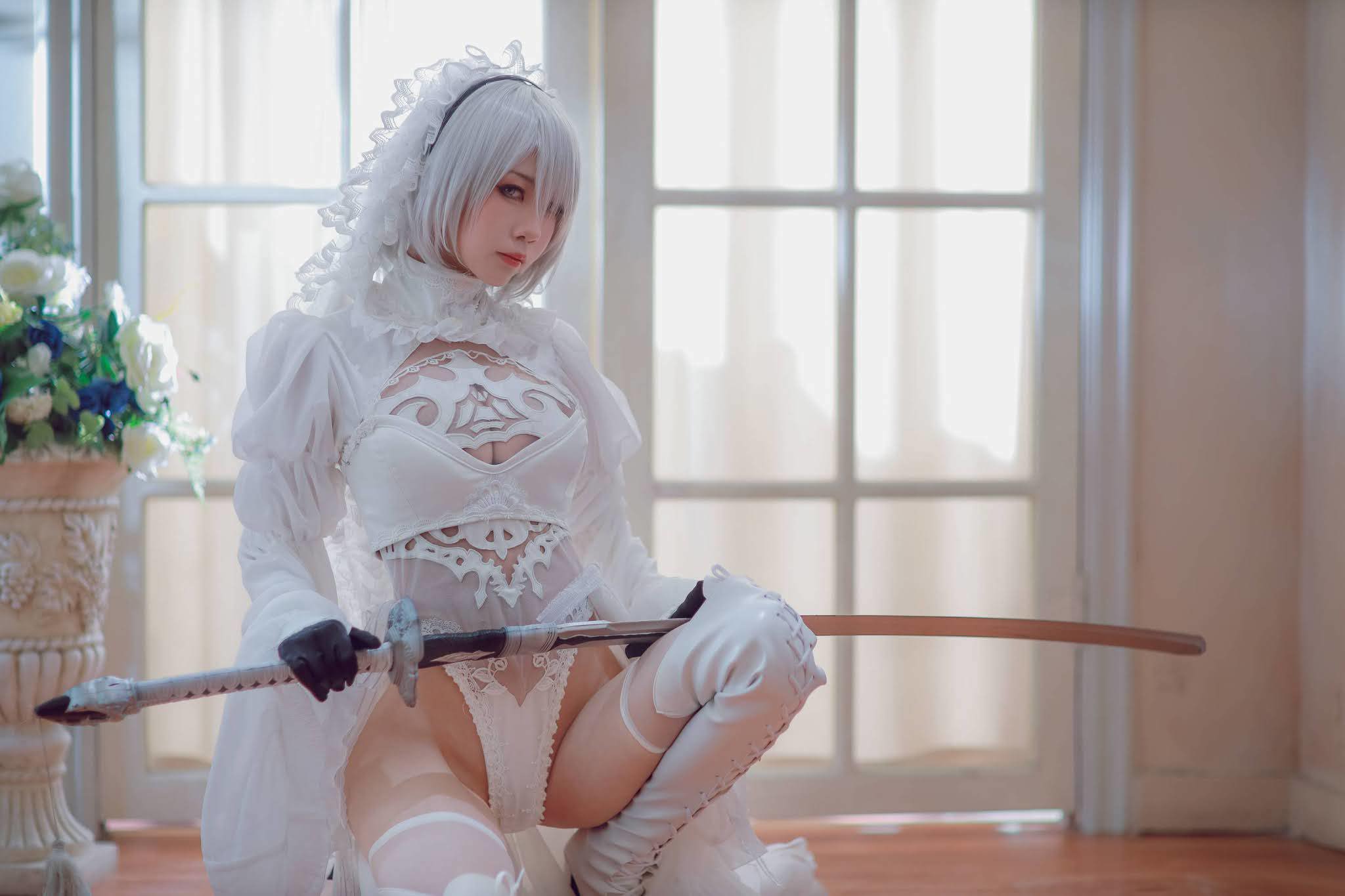 [水淼Aqua] 2B White Version NieR_Automata ニーア オートマタ 11