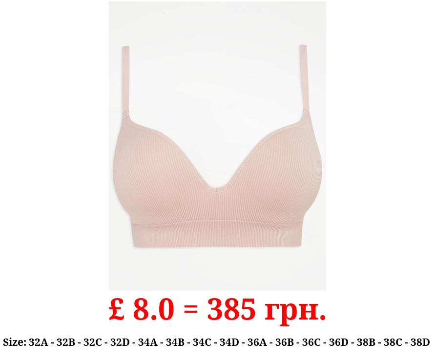 Pink 2 Sizes Bigger Plunge Bra