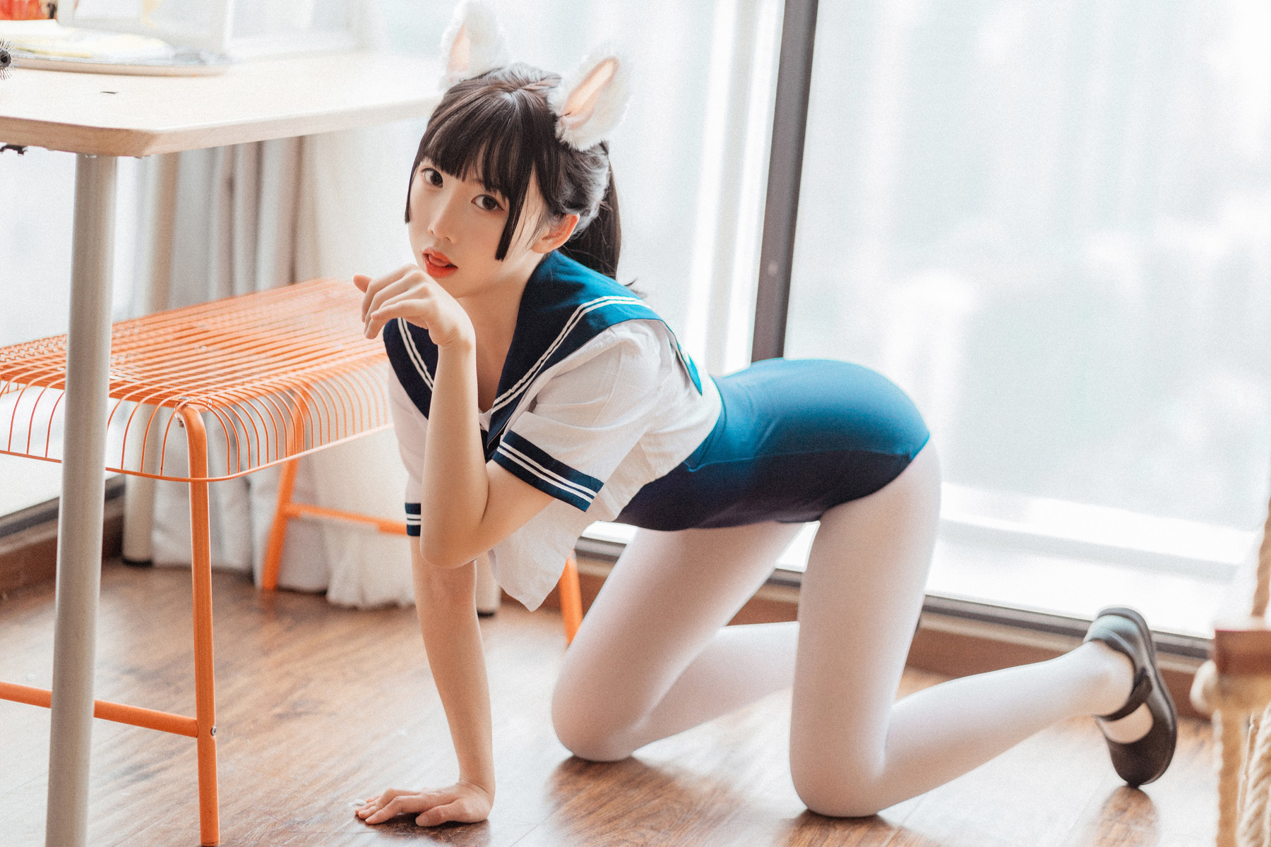 Cosplay 面饼仙儿 水手服 死库水 6
