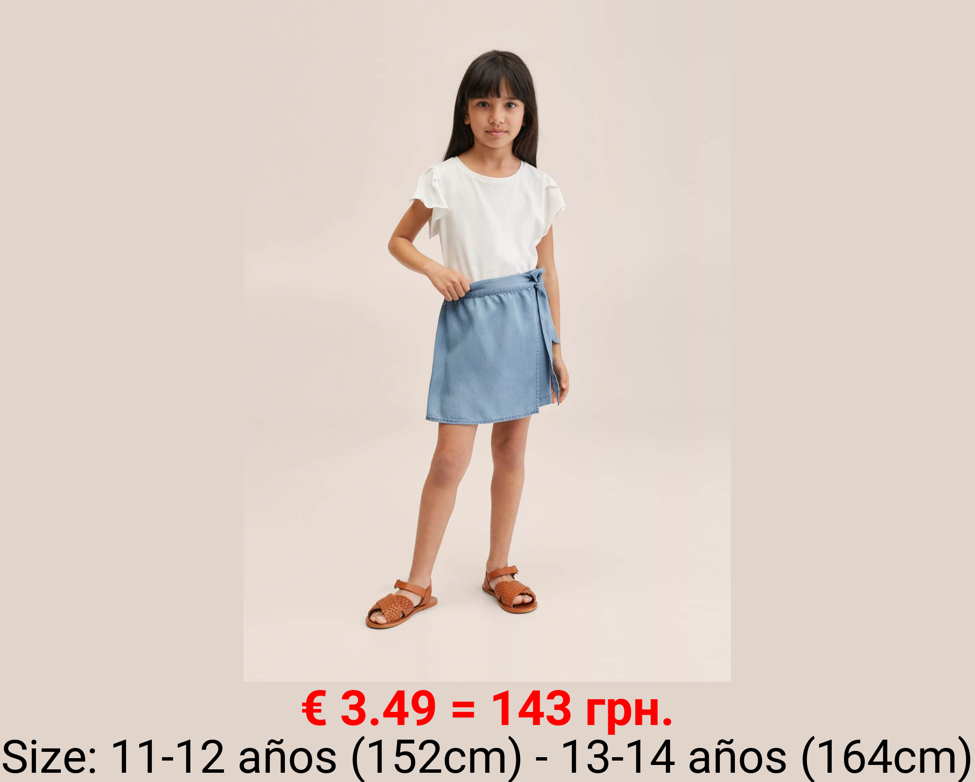 Falda pantalón lazo