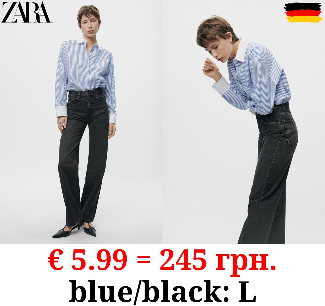 ZW COLLECTION STRIPED CONTRAST SHIRT