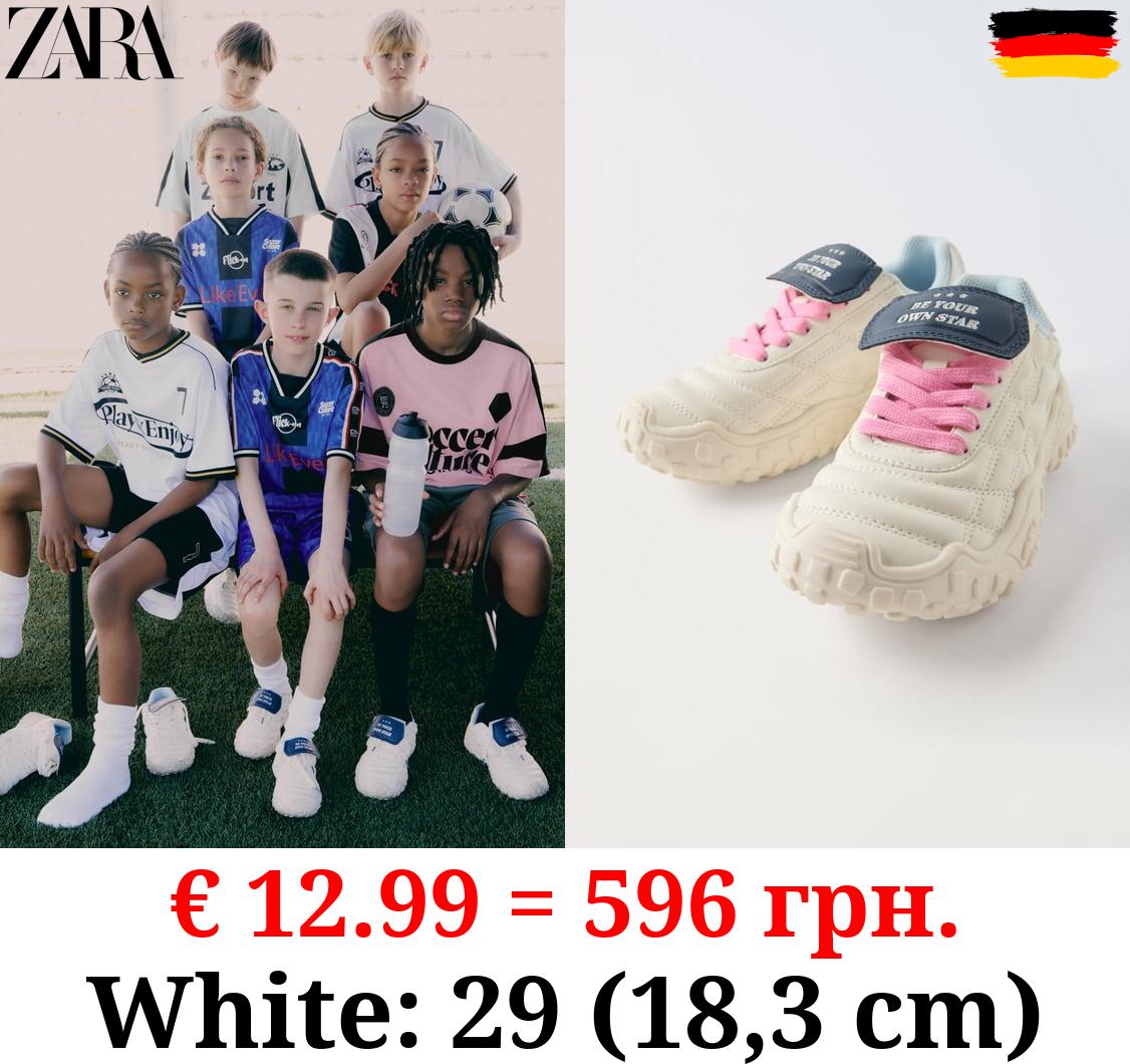 FOOTBALL SNEAKERS WITH STARS