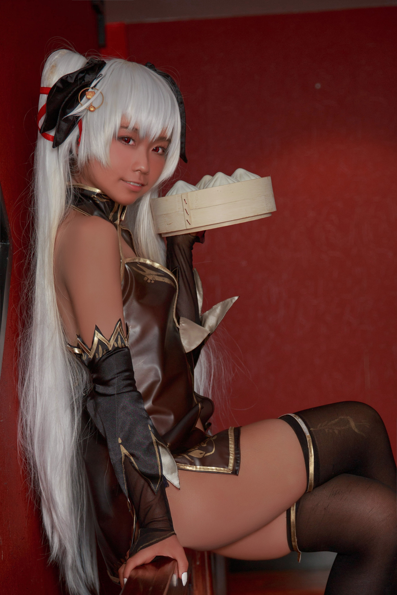 [G44不會受傷] 褐色旗袍娘 Brown Cheongsam Girl 13