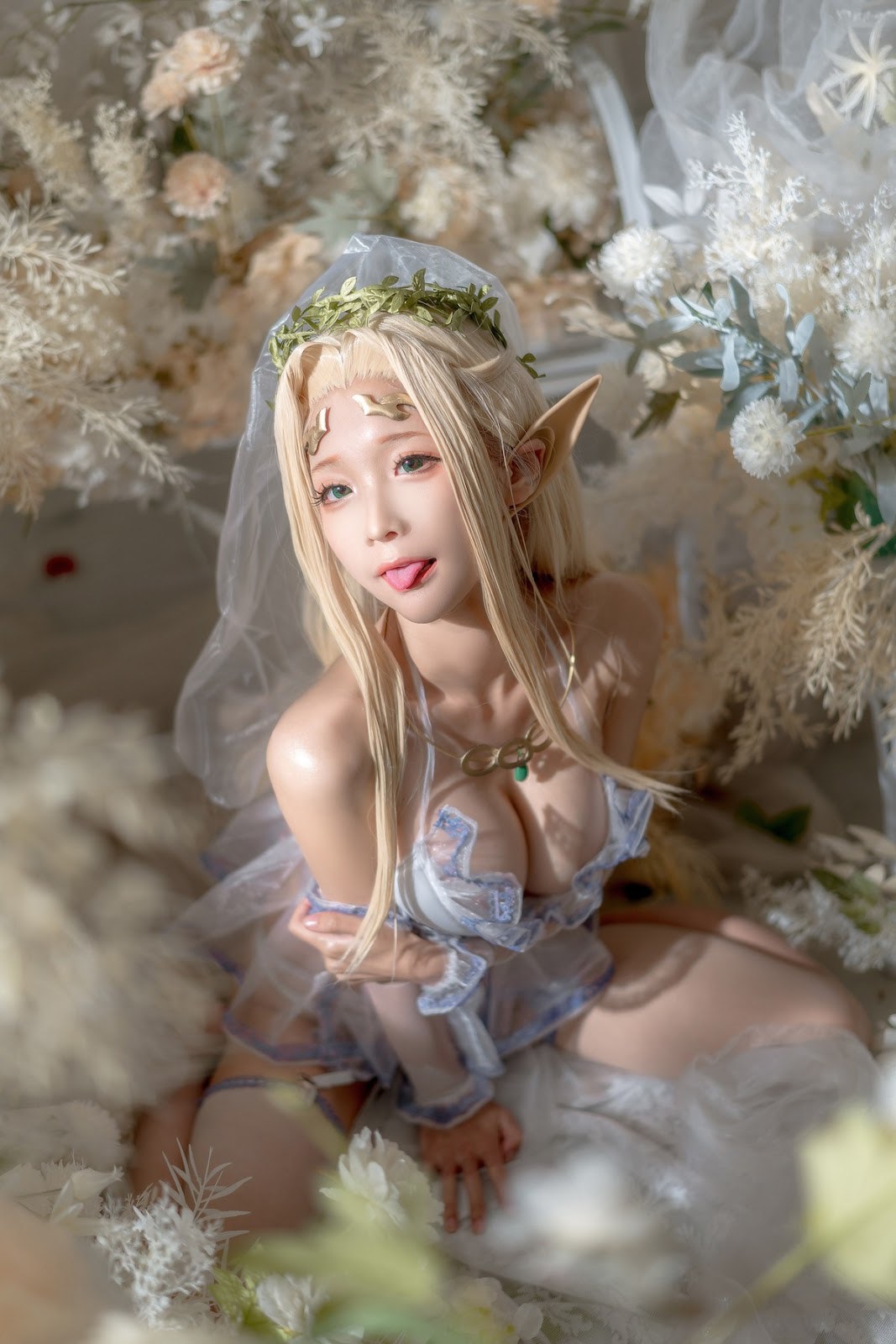 [蠢沫沫] 白精灵 婚纱 29