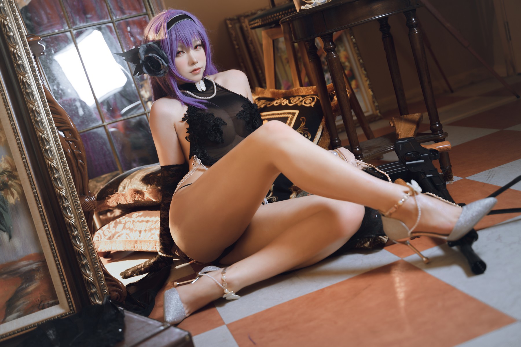 Cosplay 一北亦北 ZB-26 暗蔷摇曳 21