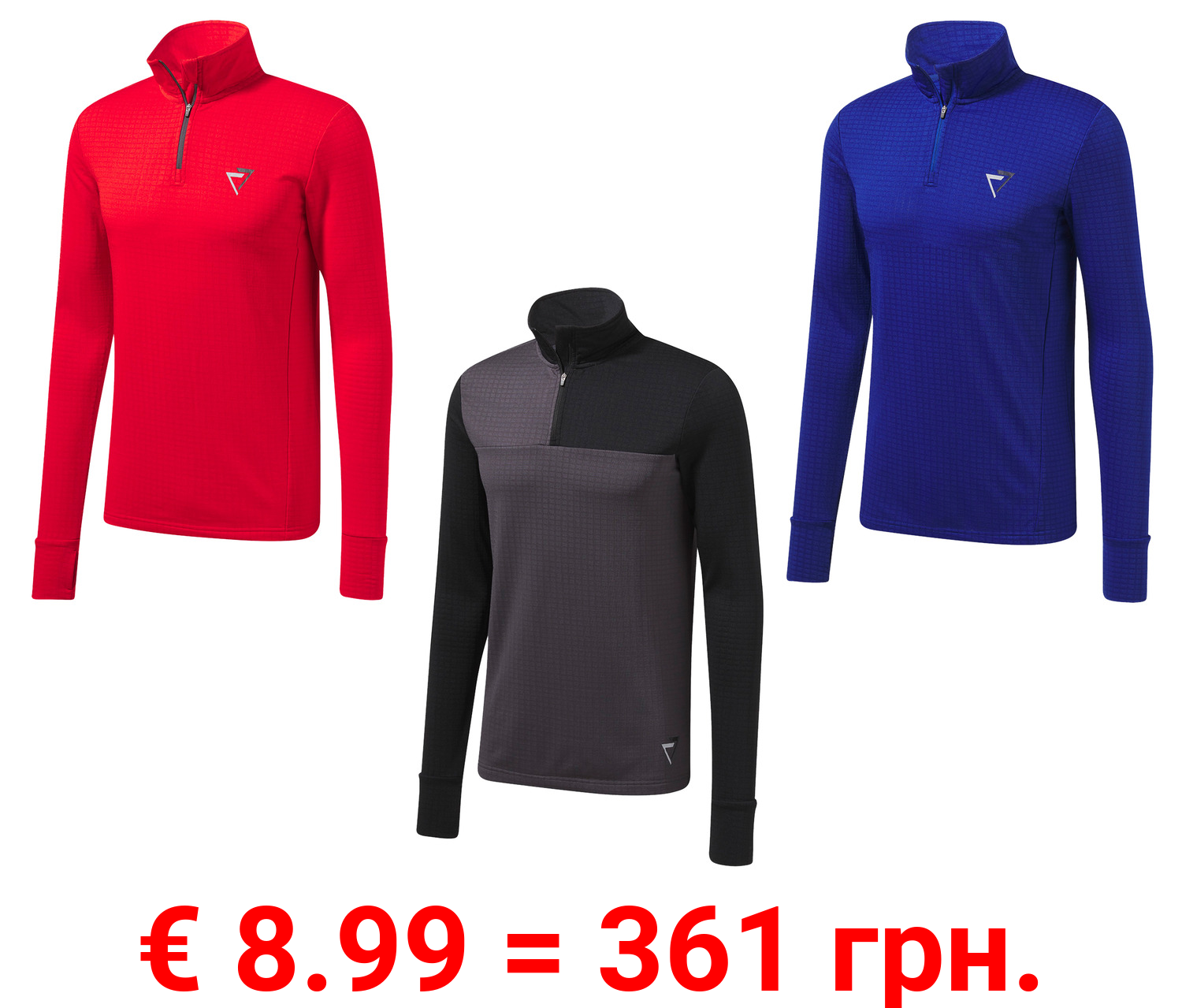 CRIVIT Herren Thermo-Funktionsshirt, angenehm weich und wärmend