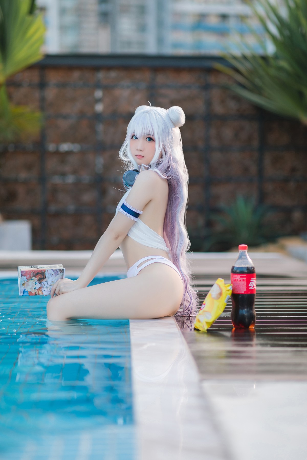 Cosplay 焖焖碳 恶毒泳衣 Vicious Swimsuit 23