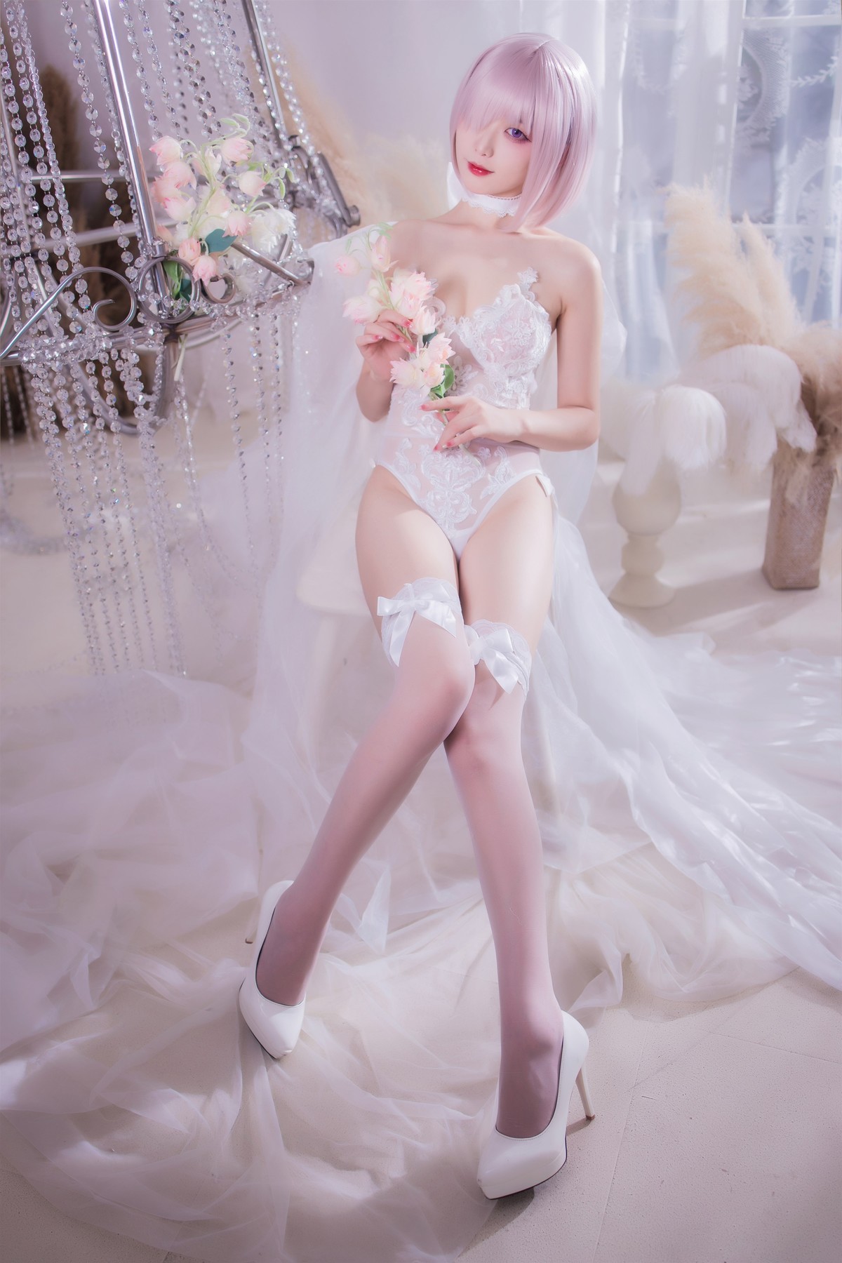 Cosplay 封疆疆 婚纱玛修 Wedding Dress 17