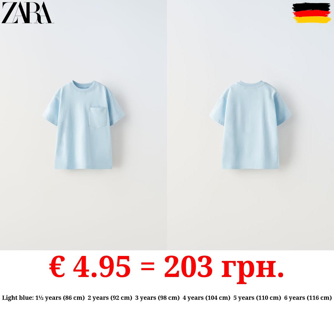 PLAIN T-SHIRT WITH POCKET