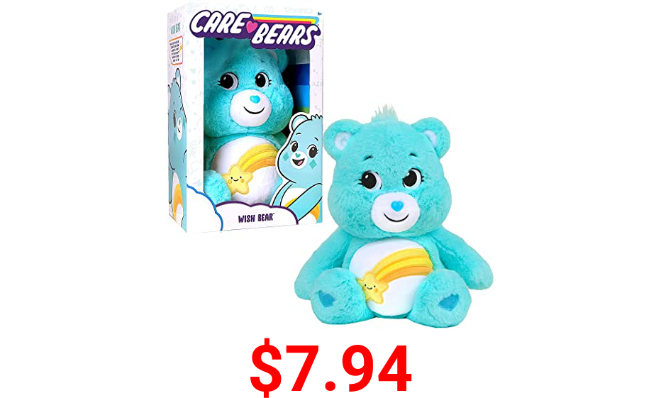 Care Bears - 14" Plush - Wish Bear - Soft Huggable Material! Blue