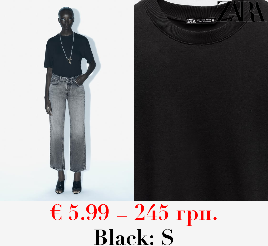 COTTON CLEAN EFFECT T-SHIRT