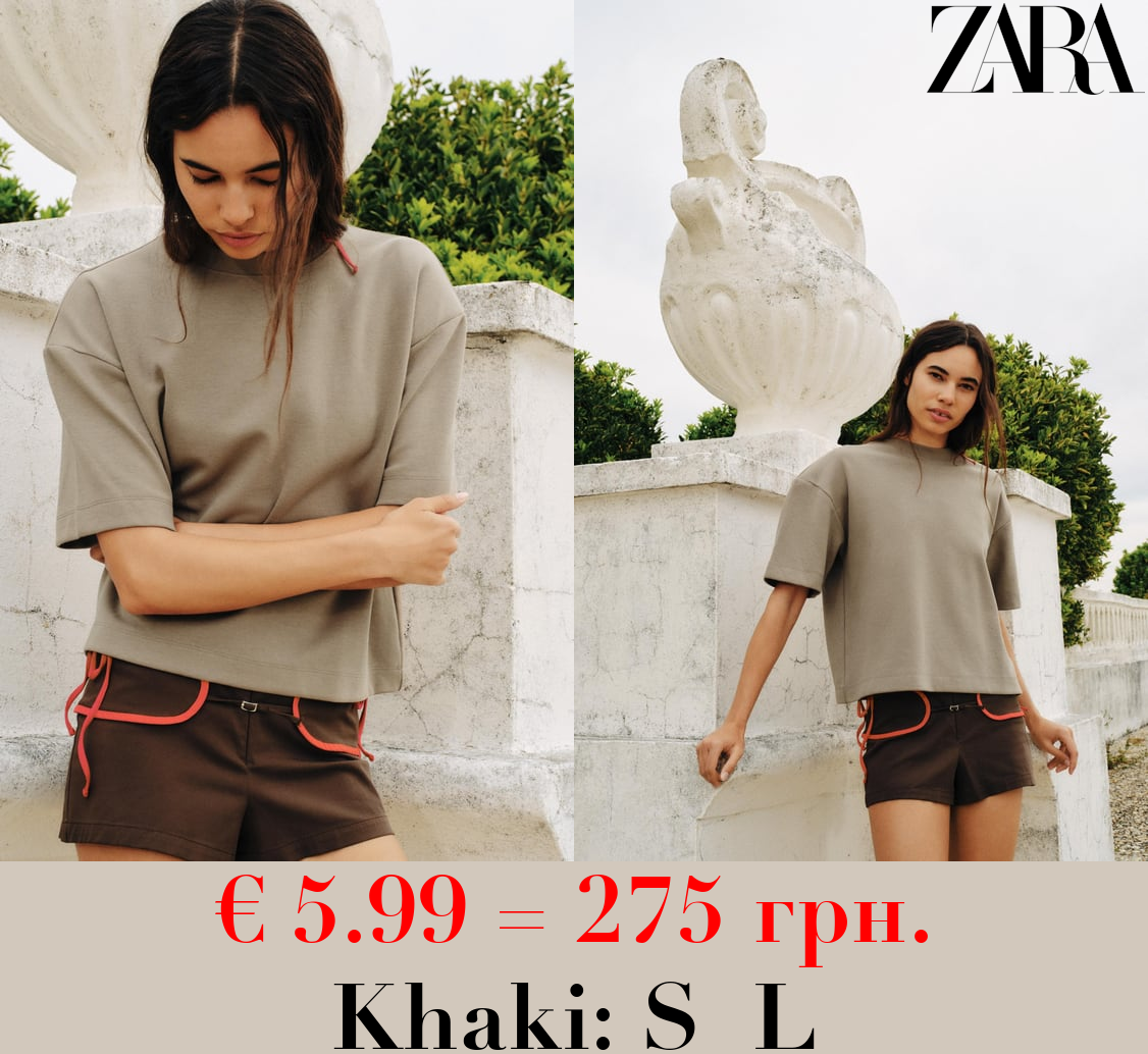 SHORT SLEEVE INTERLOCK T-SHIRT