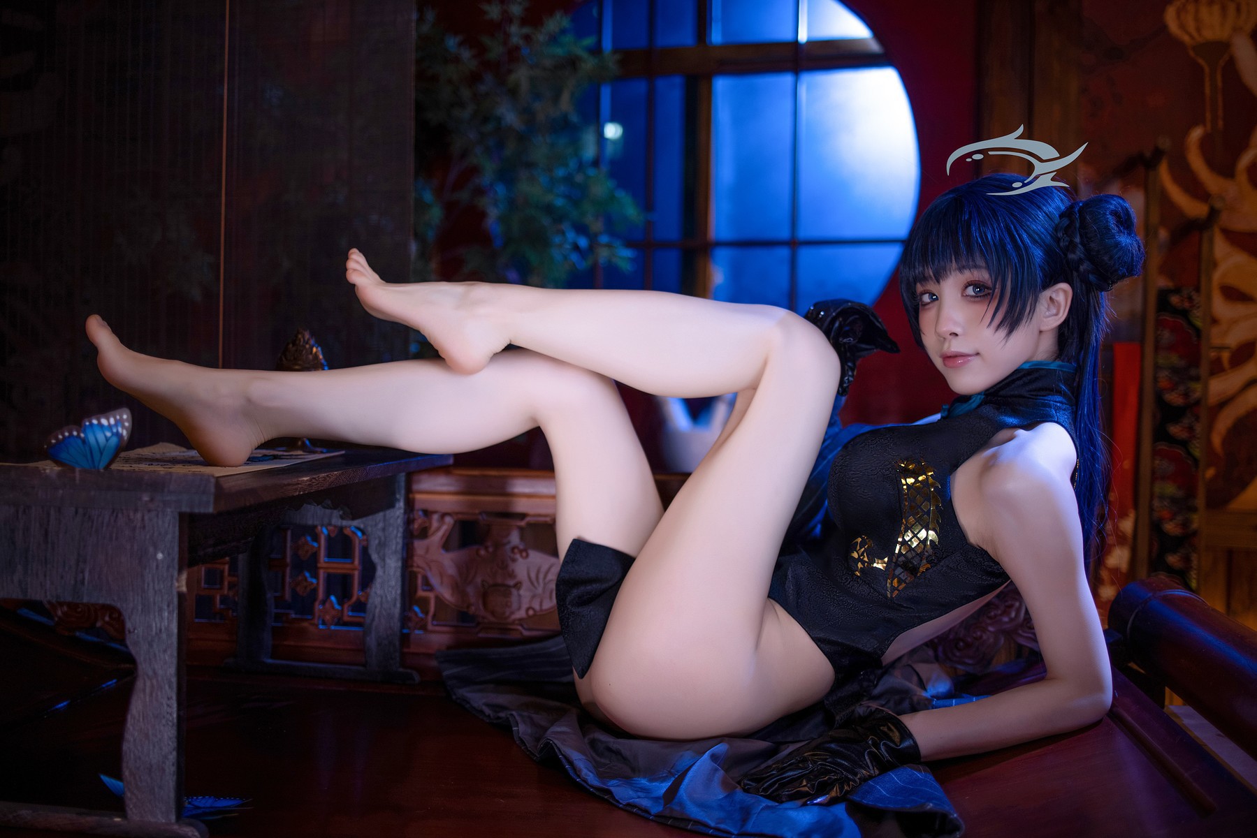 Cosplay 水淼Aqua 碧蓝档案 妃咲 Set.02 2