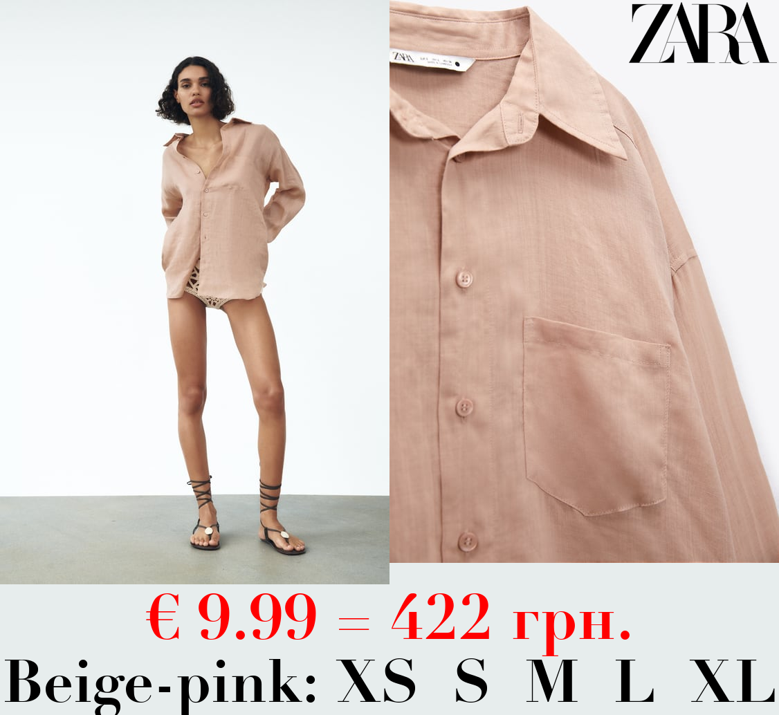 OVERSIZE RAMIE SHIRT